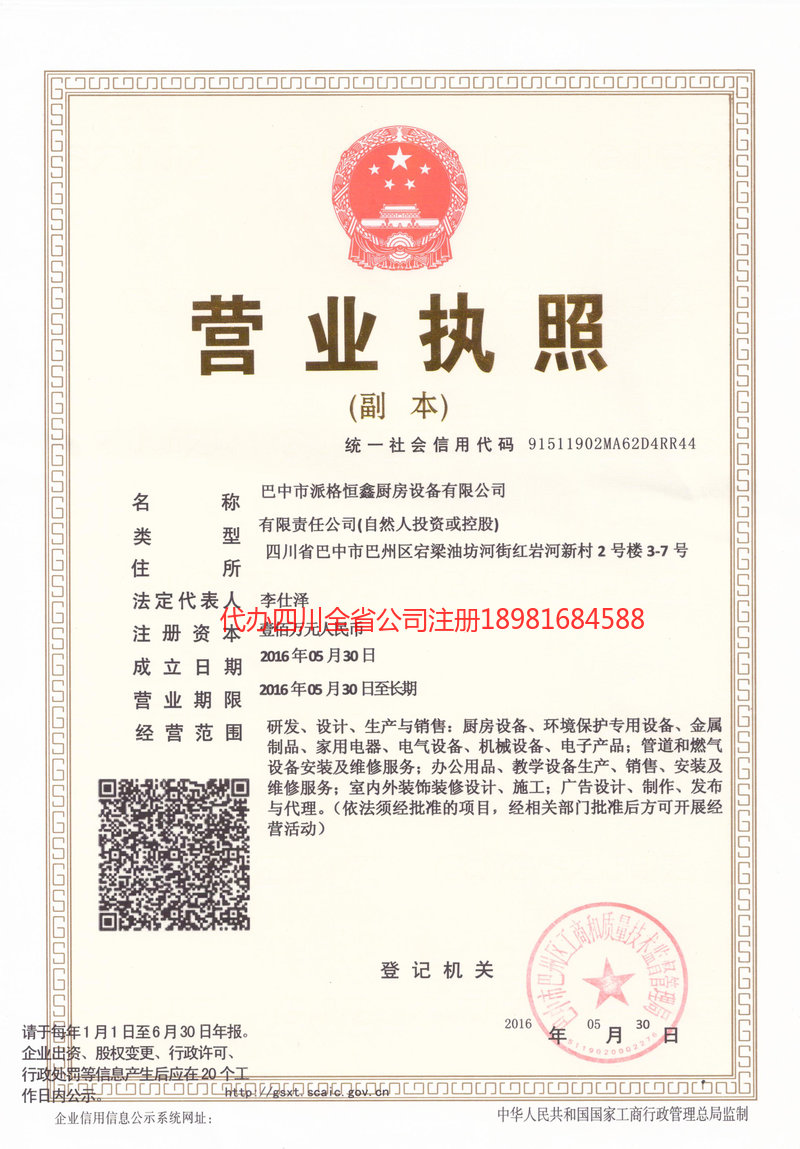 淮南淮南派格恒鑫厨房设备有限公司